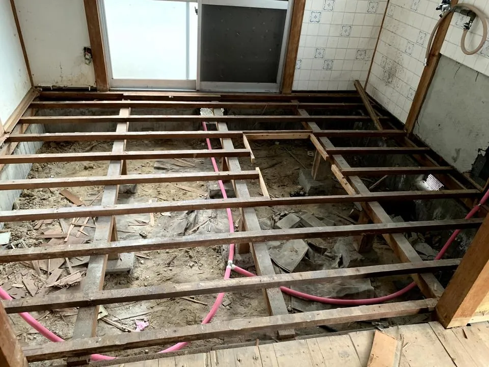 堺市西区にて戸建て住宅の内装リフォーム・キッチンリフォーム　中古住宅リフォームは関西ホーム