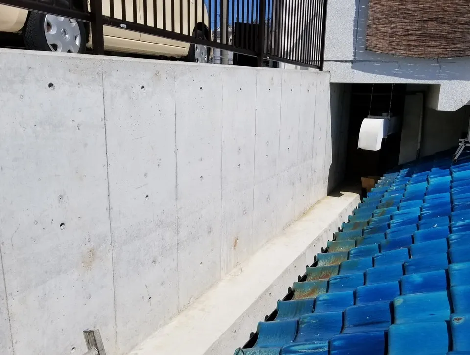 寝屋川市での擁壁復旧工事・改修工事が完了