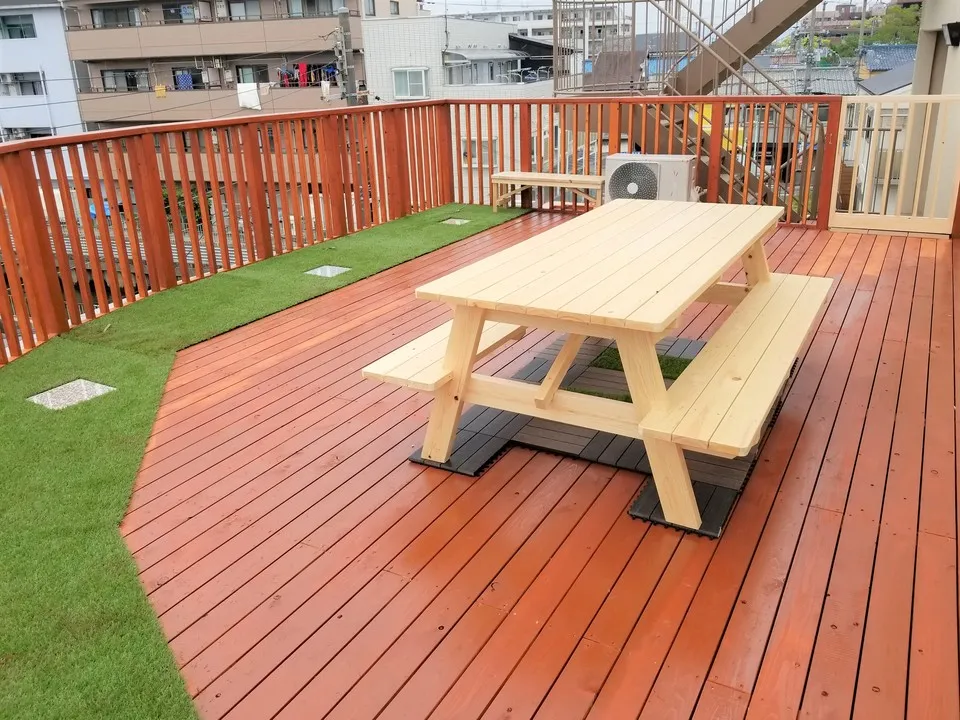 関西ホームズ屋上ガーデン作製