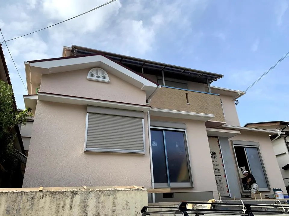 枚方市香里新町の足場を解体致しました。