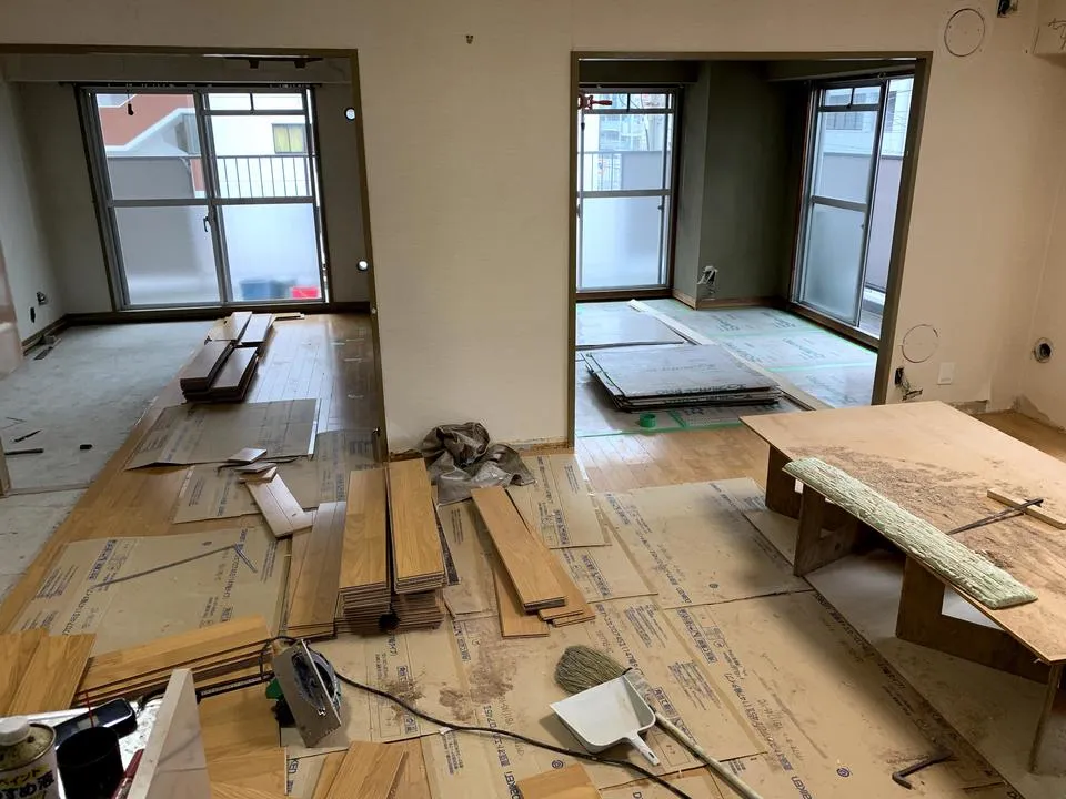 大阪市北区にてマンションの内装全面改修工事