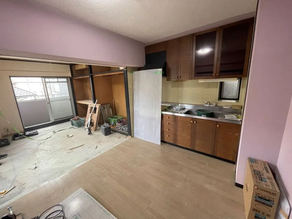 奈良県王寺にてマンションの内装改修工事・内装リフォーム