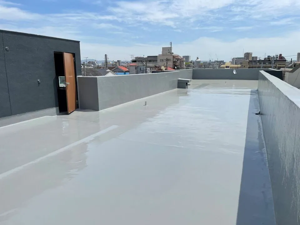 大阪マンション一棟　屋上防水工事