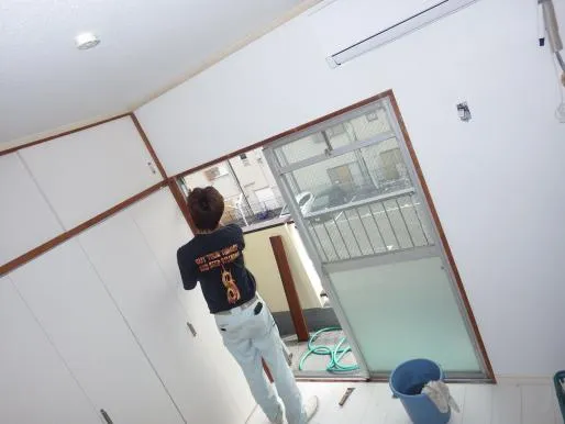 大阪市でのハウスクリーニング,洗い工事【エアクリン】安価で高品質な清掃,ワックスはエアクリン 写真10