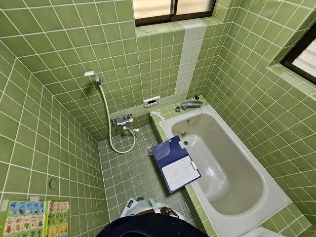 枚方市にて浴室タイル張り替え工事,浴室リフォーム