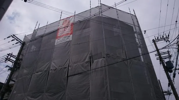 大阪市マンション一棟外壁塗装,改修工事,安く,高品質な外壁塗装をご提供いたします。