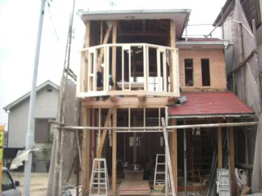 大阪枚方市 デザインベランダ拡大工事,デザイン外壁塗装 写真6