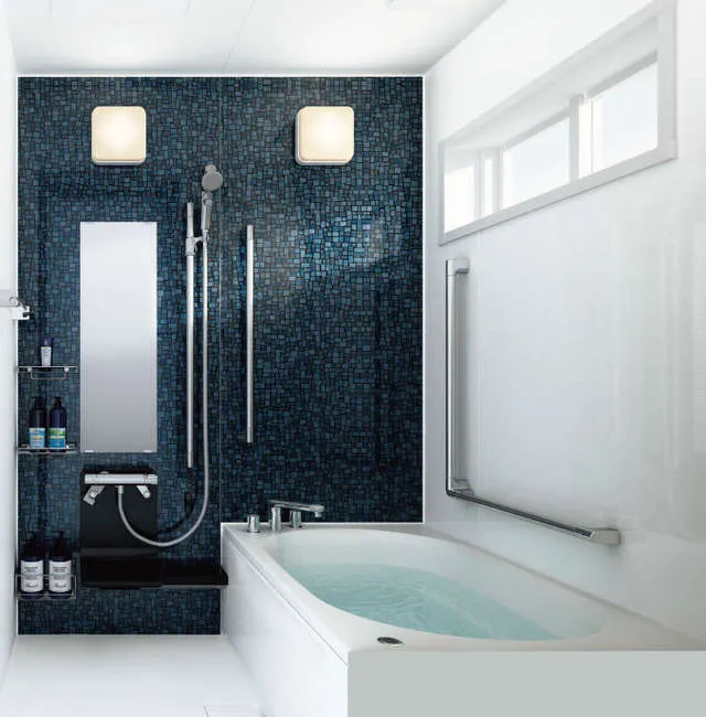 大阪風呂リフォーム専門店水道局指定業者,ユニットバス新設、タイル張りからユニットバスに! 写真7