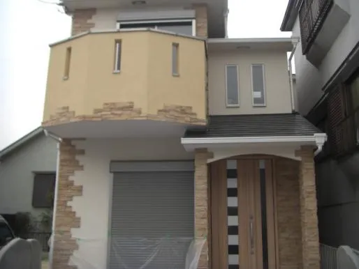 大阪枚方市 デザインベランダ拡大工事,デザイン外壁塗装 写真1