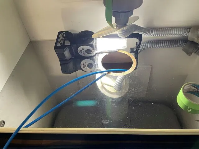 排水管のつまり　洗管洗浄と点検口の新設