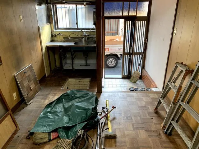 大阪市都島区での収益物件連棟住宅の内外装リフォーム　