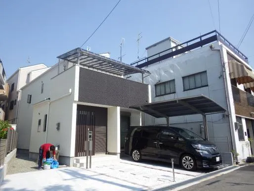 大阪で外構,カーポート,エクステリア工事,オーダーサイズ施工も可能。関西ホームズにお任せ!