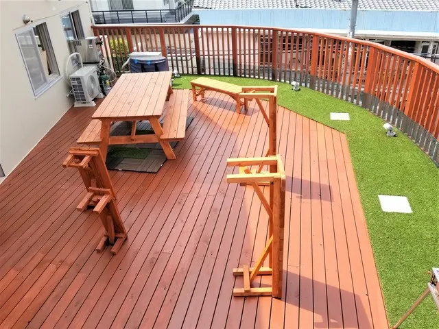  マンション屋上防水工事,収益物件1棟の防水工事やデッキ工事,安く確実の防水は関西ホームズ株式会社