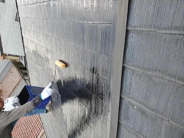 高槻市にて屋根の塗装工事及び波板張り替え工事 写真3