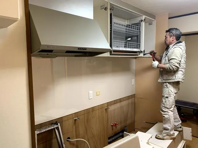 大阪市城東区でのマンション専有部の全面改装工事　全面リフォームです。