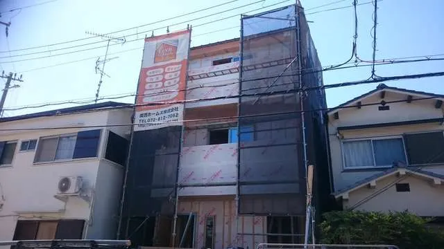 大阪リフォームは関西ホームズ株式会社 枚方市で注文住宅建築中! 大阪で建て替えは関西ホームズ株式会社 写真9