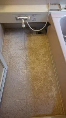 大阪市での玄関リフォーム,クローゼット建具リフォーム,浴室床リフォーム 写真6