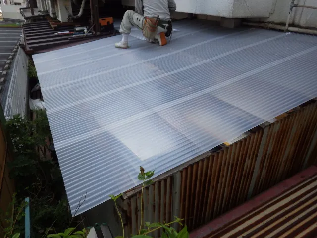 京阪沿線,門真市,屋根塗装,修理,波板張替は関西ホームズのリフォームバリュー価格! 写真15