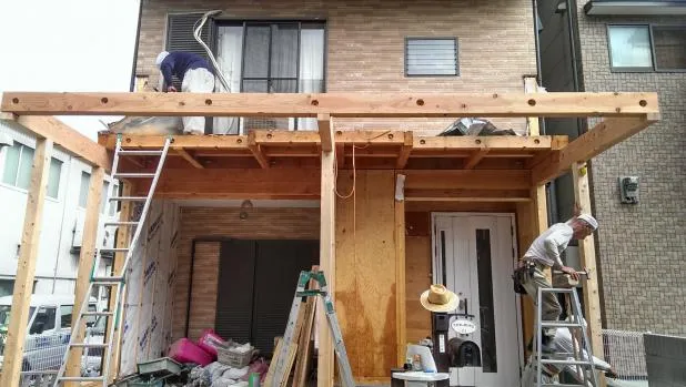 大阪ベランダ増築,修繕工事,安くリフォームするなら!ベランダ拡張リフォーム関西ホームズ(株) 写真10