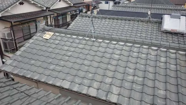 京阪沿線枚方市での屋根修繕,リフォーム,関西ホームズリフォームバリュー価格で屋根漆喰工事 写真9