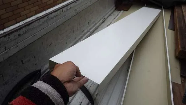 京阪沿線枚方市でバルコニー,ベランダ手すりの修繕,笠木鈑金リフォーム工事 写真5