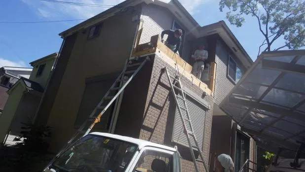 阪急沿線,吹田市でのバルコニー,ベランダー増築改修リフォーム工事!リフォームバリュー価格を展開