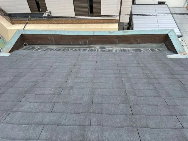 城東区にて雨漏り修繕,屋根塗装,防水工事